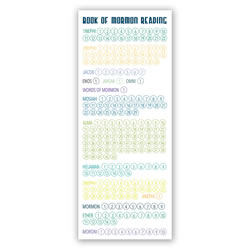 Book of Mormon Reading Chart Bookmark - Large