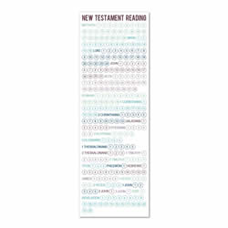 New Testament Reading Chart Bookmark