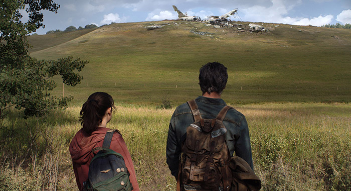 Pedro Pascal and Bella Ramsey star as Joel and Ellie in The Last of Us