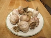 A plate of garlic bulbs.