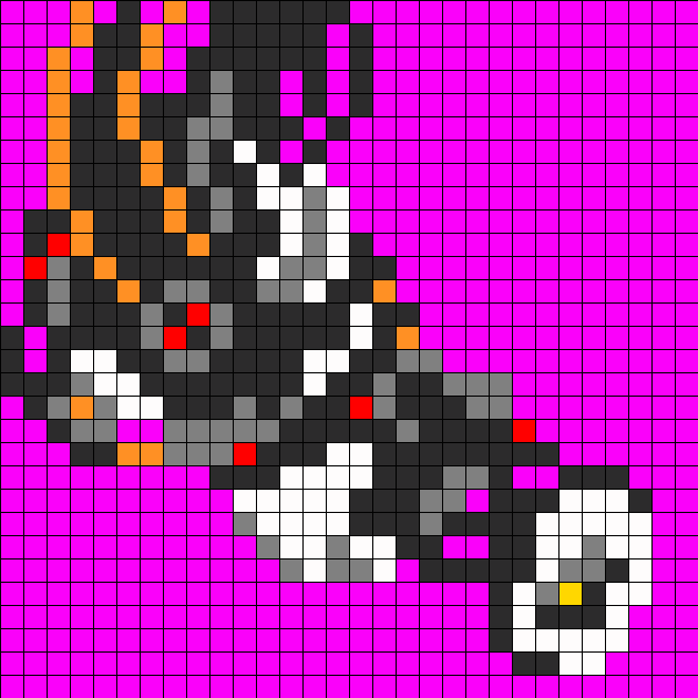 GLaDOS Portal Perler Bead Pattern | Bead Sprites | Characters Fuse Bead ...