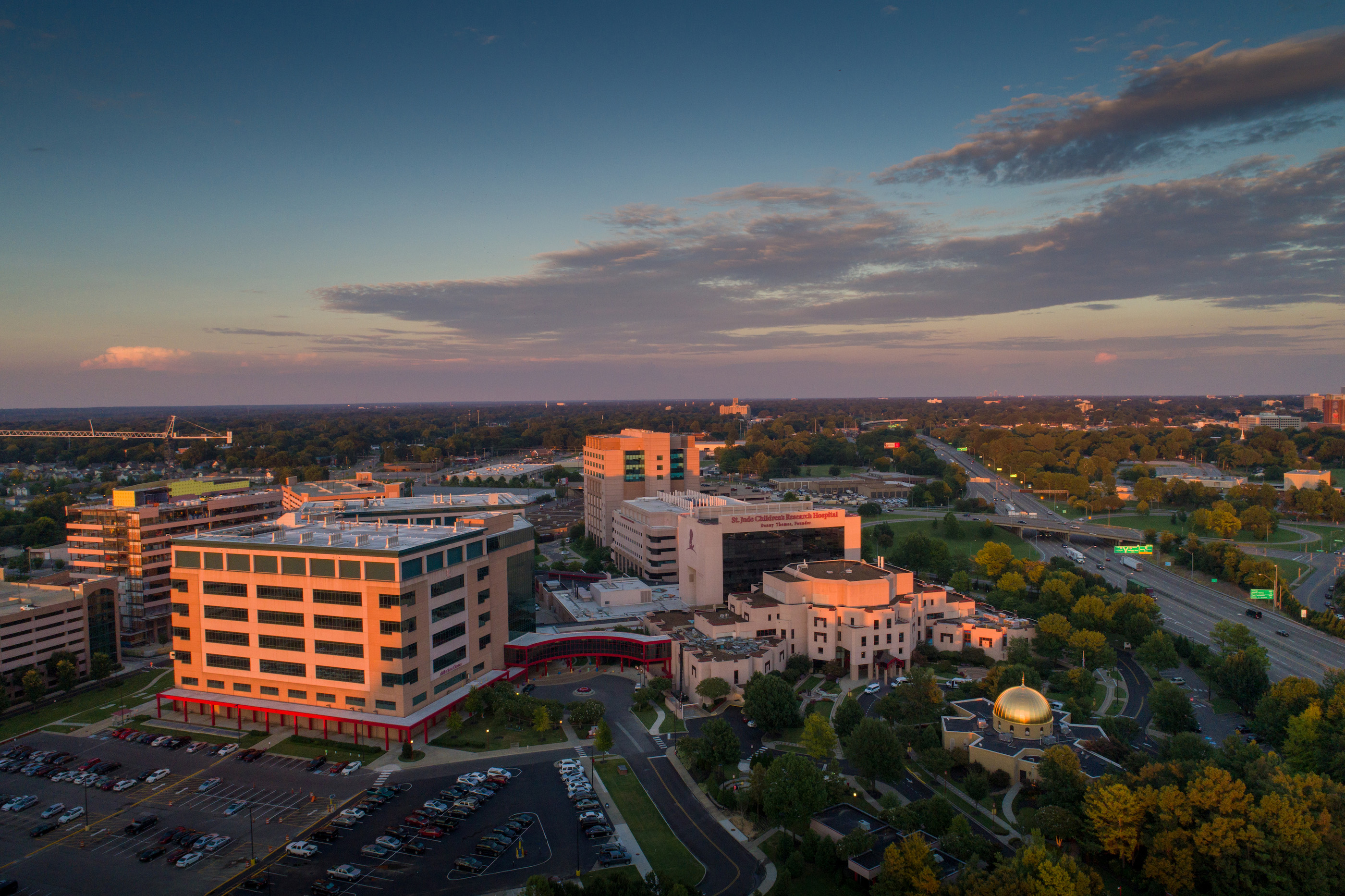 St. Jude's campus in Memphis