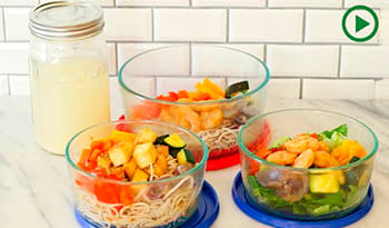 Healthy Work Lunches: Mix n’ Match Teriyaki Lunch Bowls