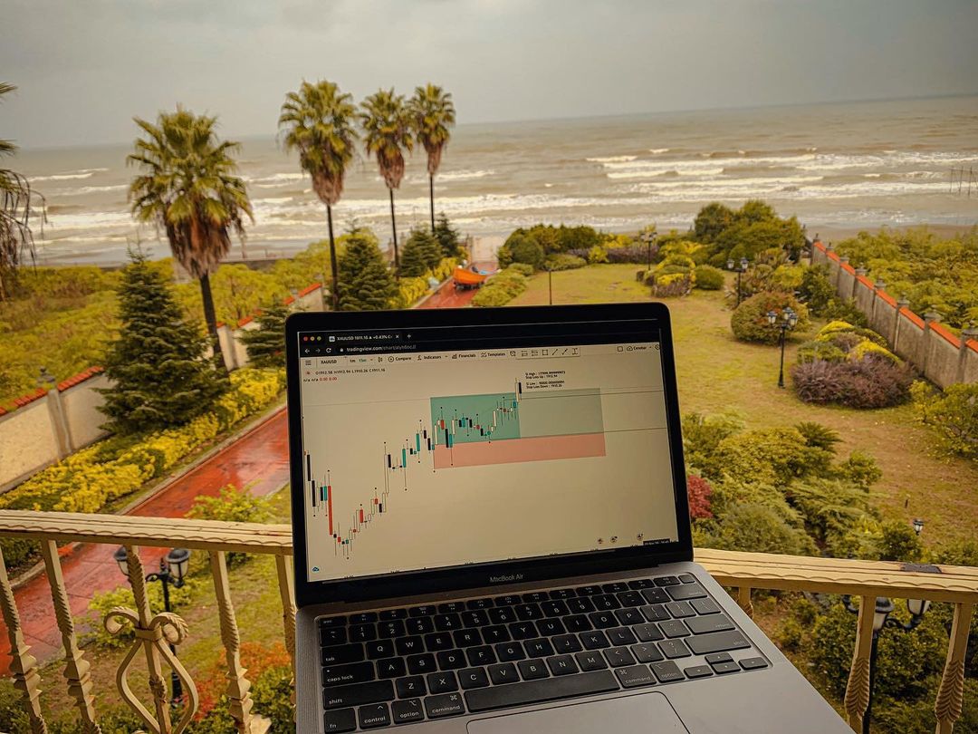 Gráfico do TradingView no Instragam @chartfeed