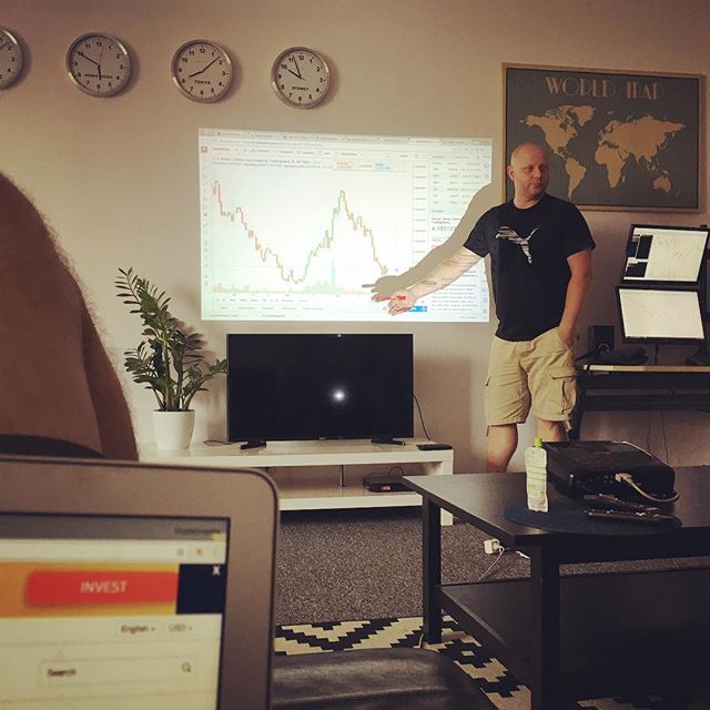 Gráfico de TradingView en @kubetson de Instagram