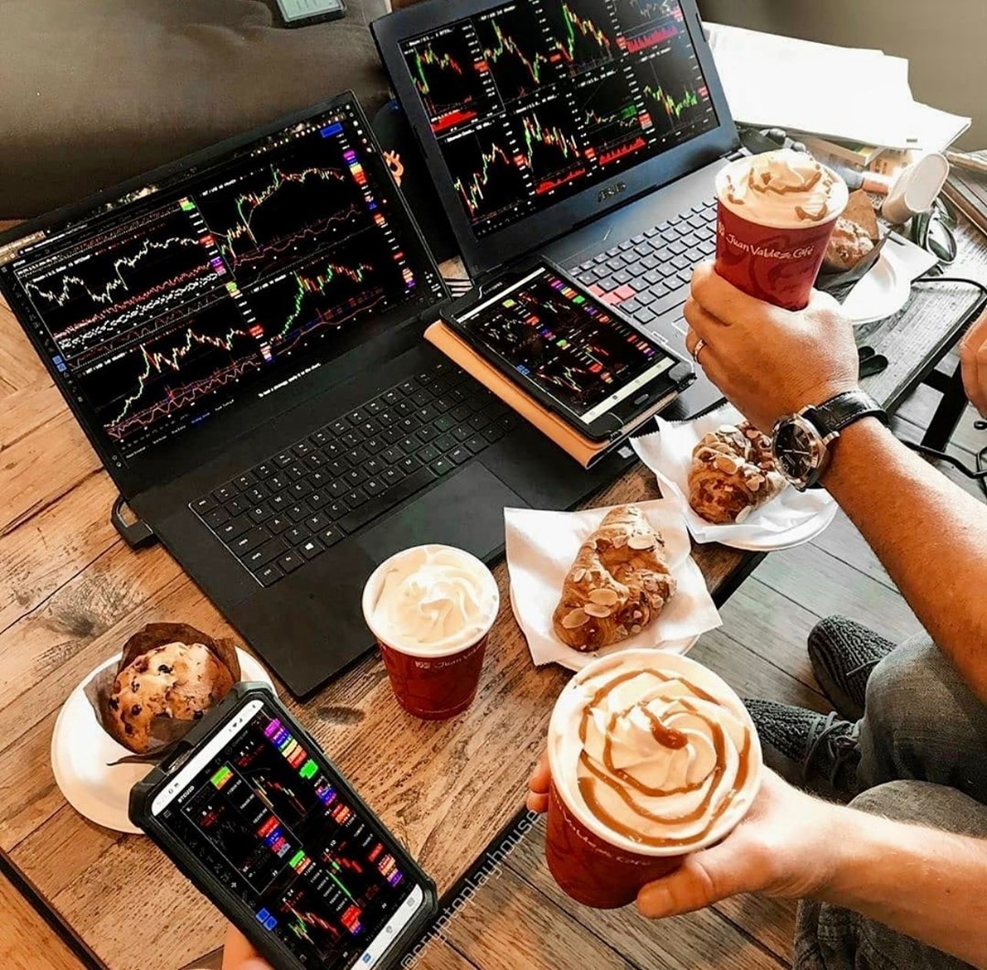 Wykres TradingView na Instagramie @setupstrading