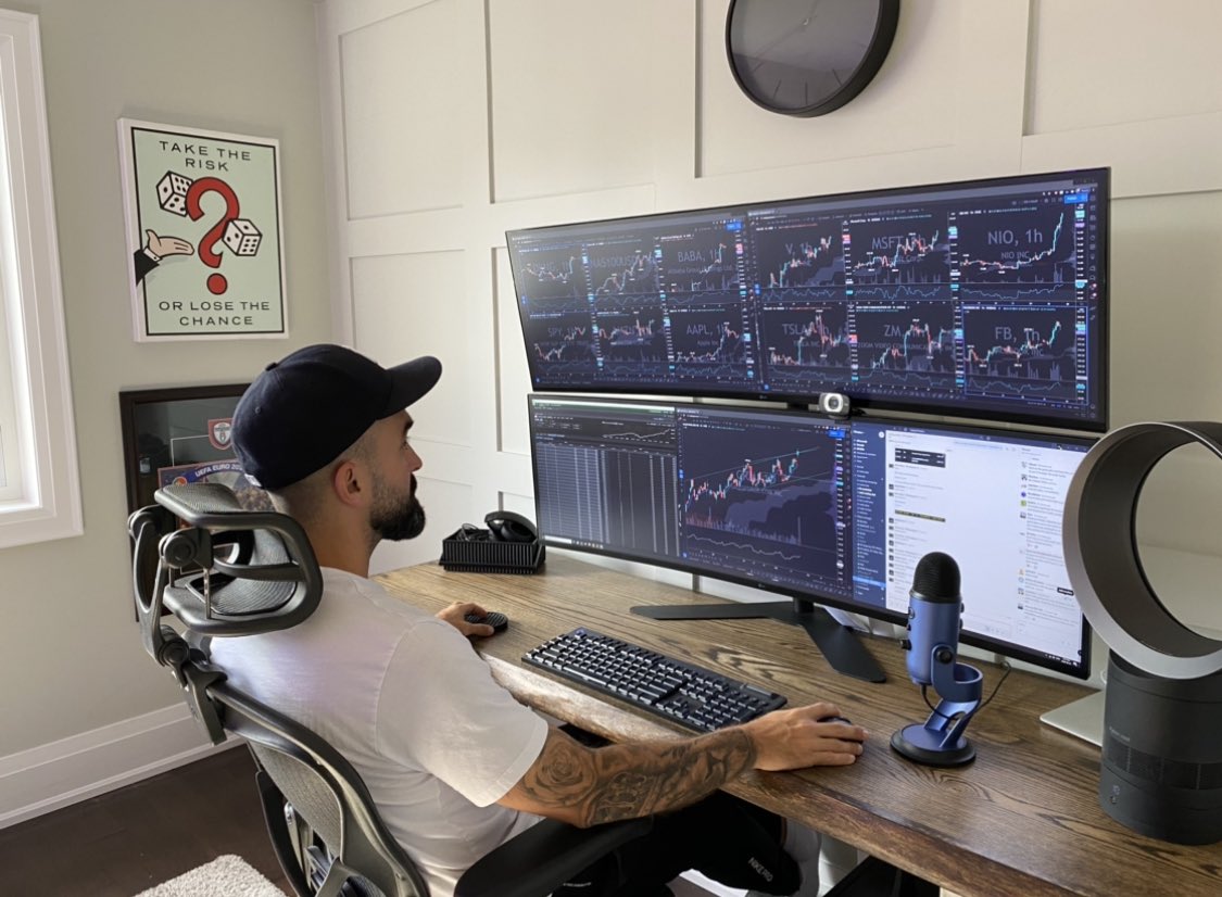 График TradingView в Instagram BigDEUCE @FitradersRick