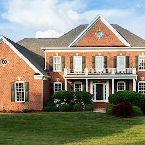 Brick house exterior