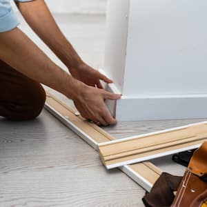 Professional baseboard installation