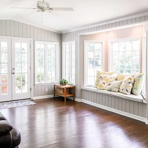 Sitting area with a window seat