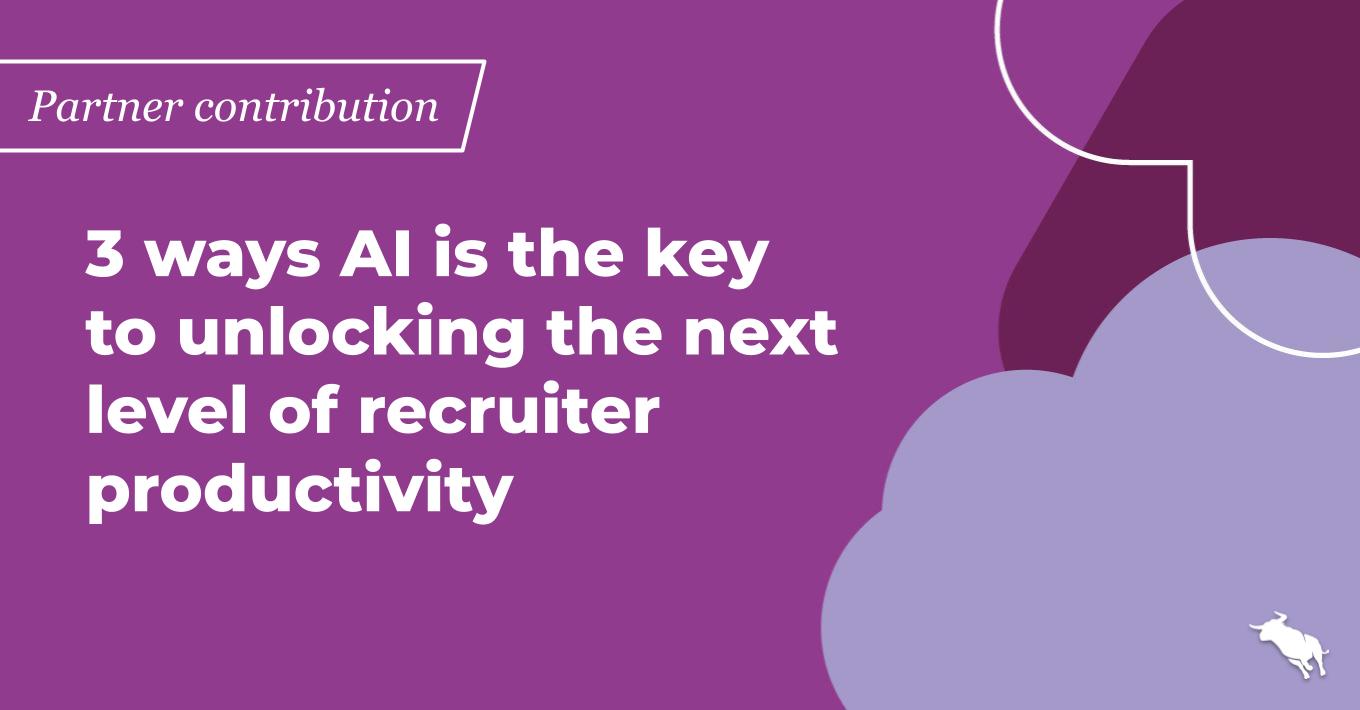 AI and recruiter productivity