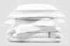 Banded Percale Duvet Cover Set