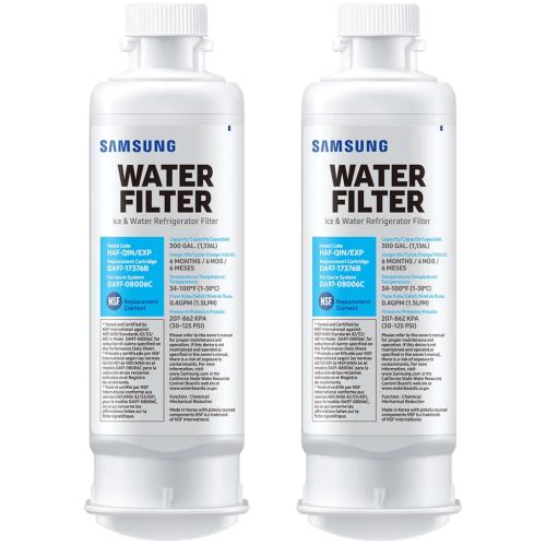 Samsung HAF-QIN Refrigerator Water Filter 2 pack