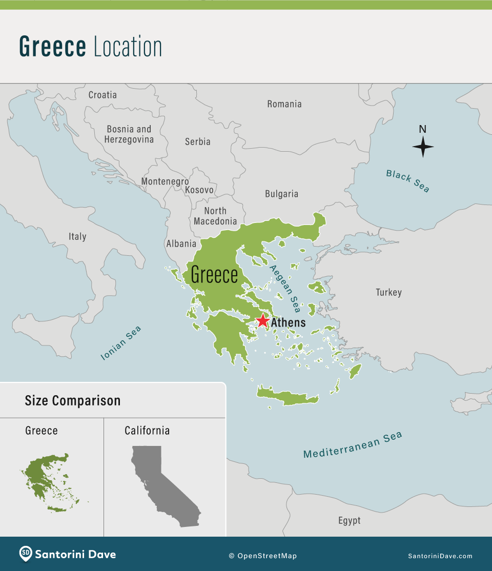 Location of Greece.