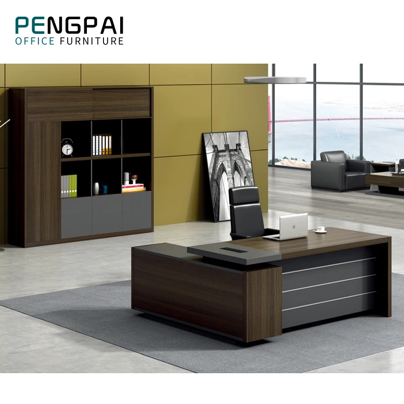 Pengpai L-shape Office Table Modern Office Counter Table Design For Sale  Office Furniture Set - Buy Smart Office Table,Office Counter Table Design,L-shape  Office Table Product on 