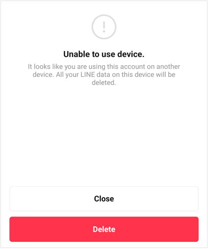 Unable to use device screen