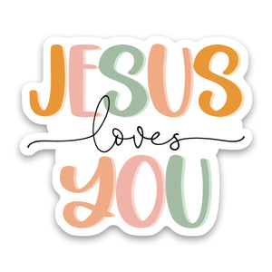 Jesus Loves You Sticker