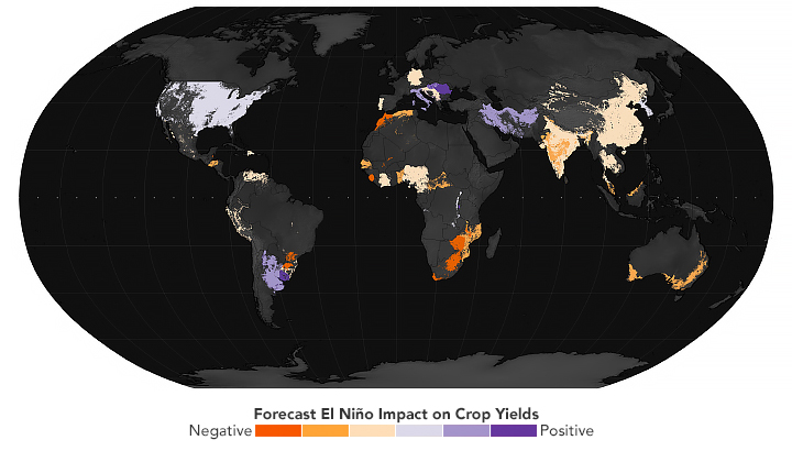 Shifting rainfall patterns are projected to leave millions of people without consistent access to food in late 2023 and early 2024.