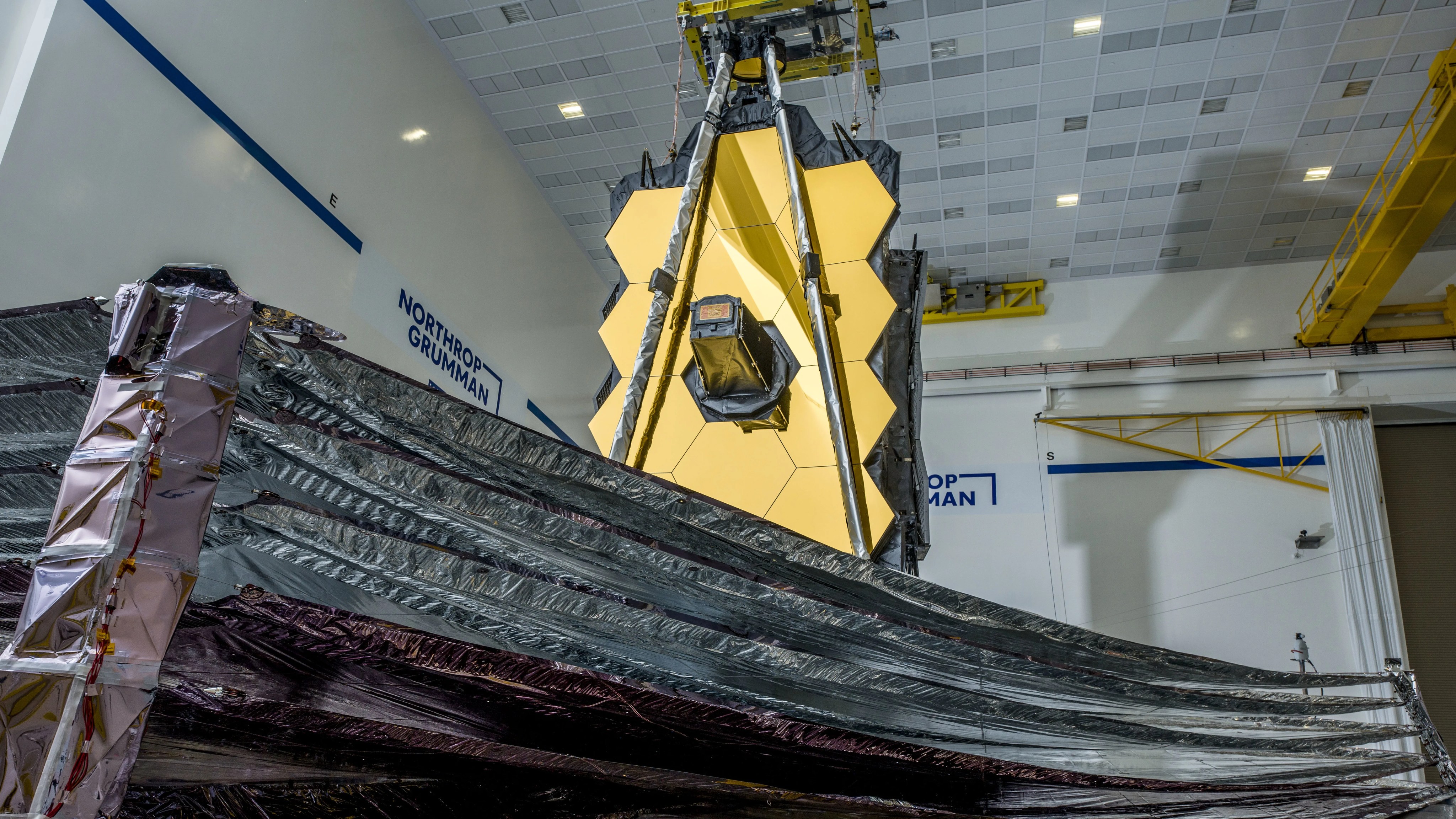 NASA’s Webb Sunshield Successfully Unfolds and Tensions in Final Tests