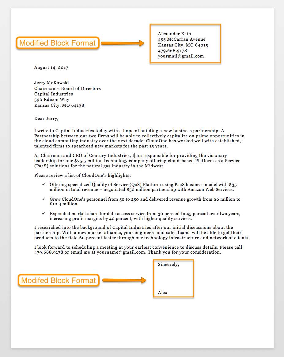 Sample Business Letter Format | 75+ Free Letter Templates | RG