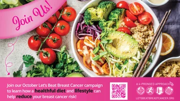 Introduction to how Foods Fight Breast Cancer -  a "Hands-on" Cooking Class