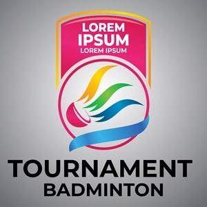 badminton tournament Logo PNG Vector