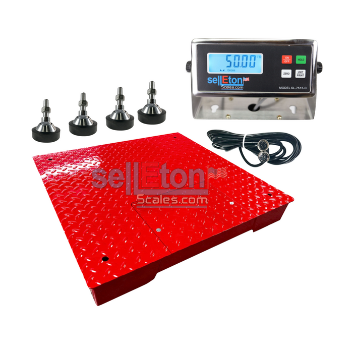 SellEton Multi-pack Floor Scales | SL-700-4x6  | 48" x 72"