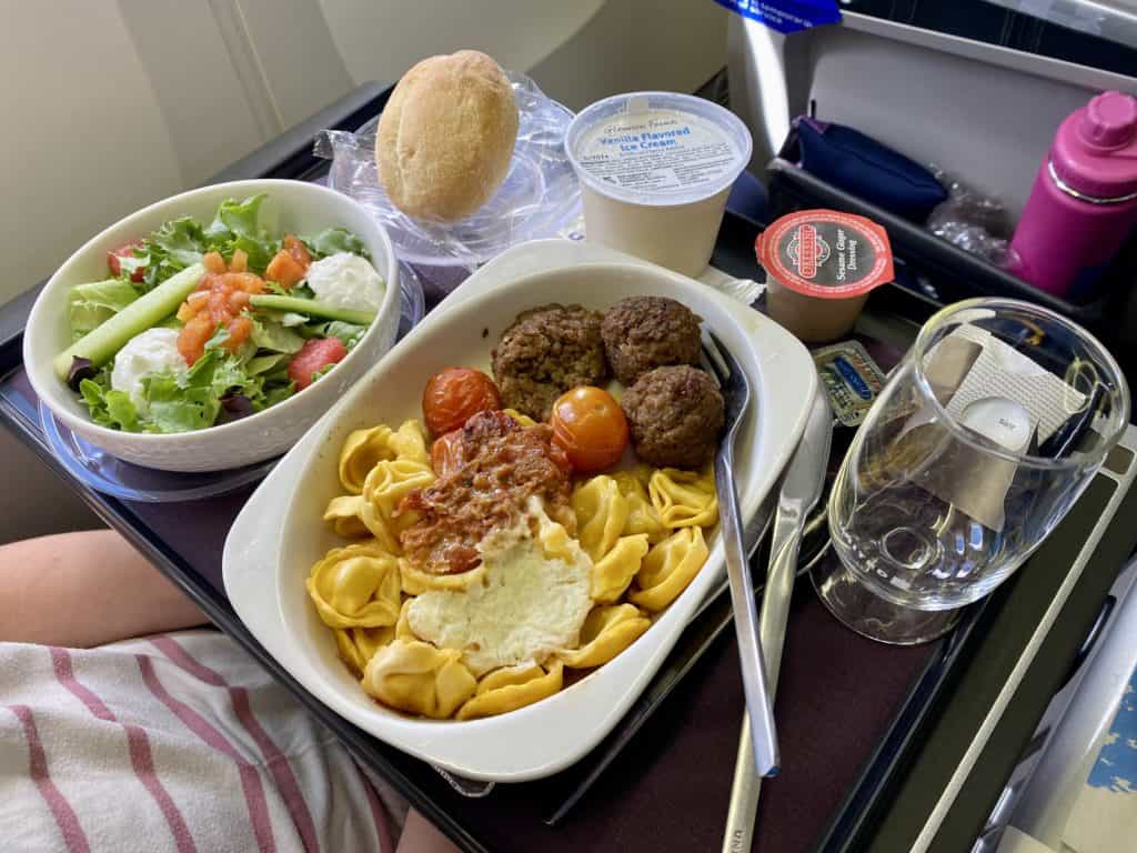 United Premium Economy Meal