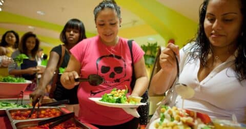 Lunch at Next Step Public Charter School