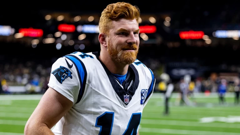 Andy Dalton Starts for Panthers in Clash vs. Raiders