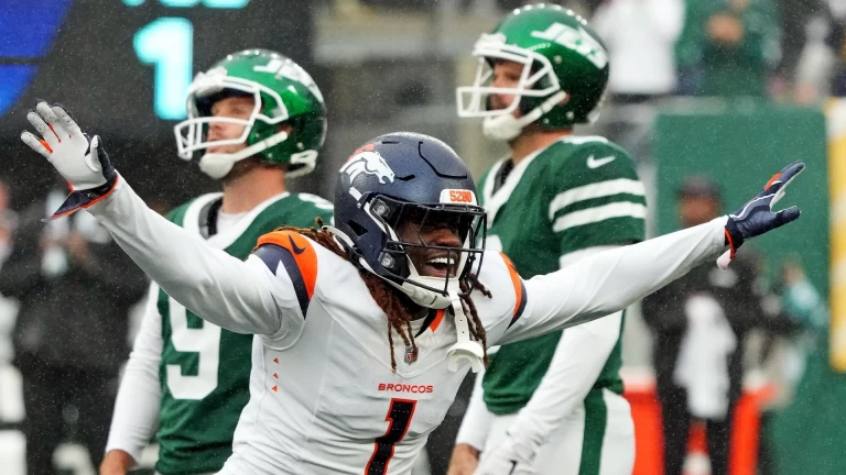 Stout Broncos Defense Leads Victory Over Jets at Wet MetLife