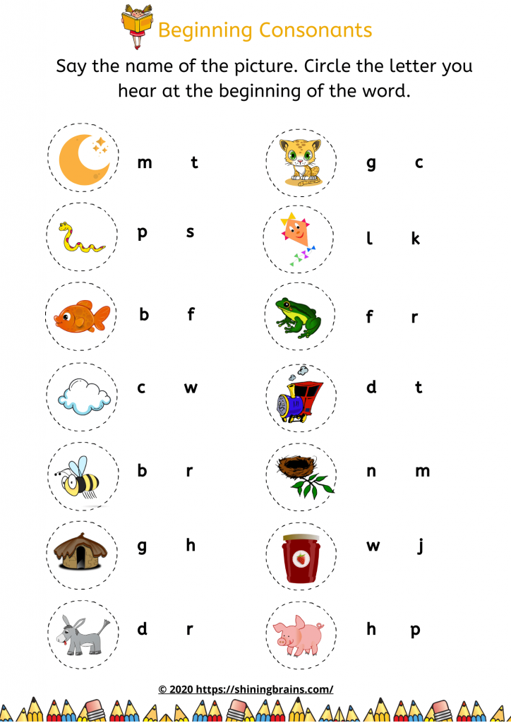 Alphabet Worksheets for Kindergarten