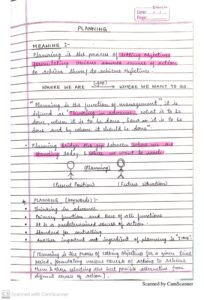 Chapter 4 Planning (Business Studies Notes Class 12 by Prachi Shankar)