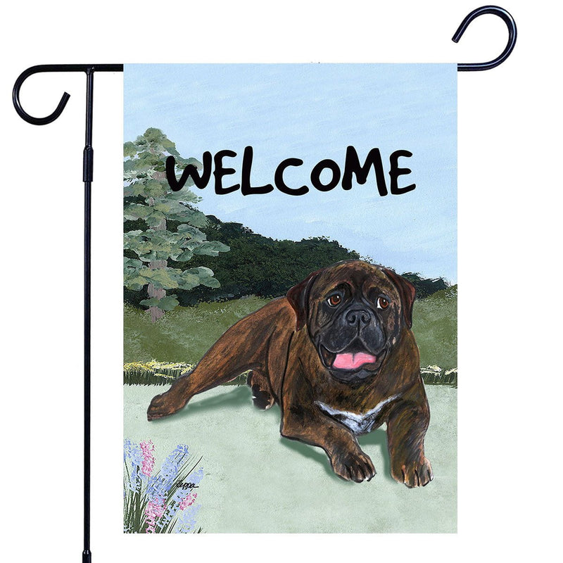 Bullmastiff Garden Flag