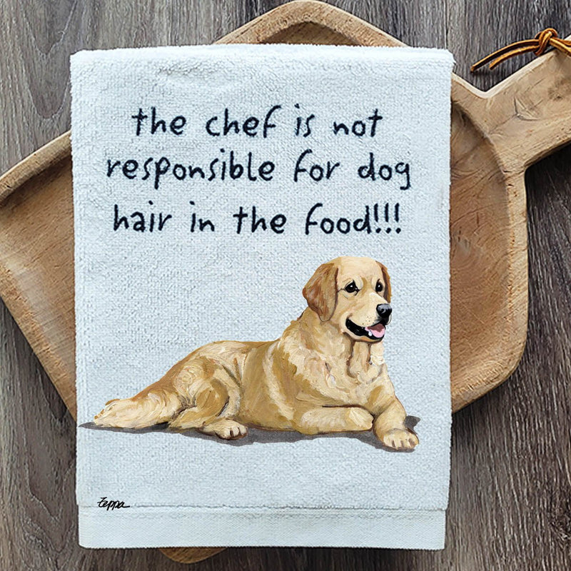 Golden Retriever Dish Towel