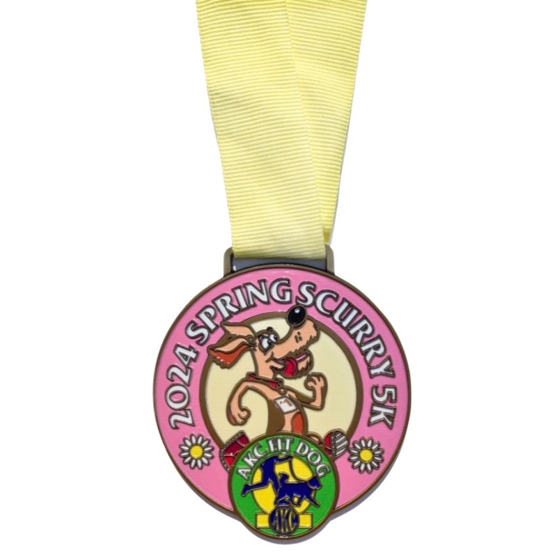 AKC Fit Dog Spring Scurry Medallion