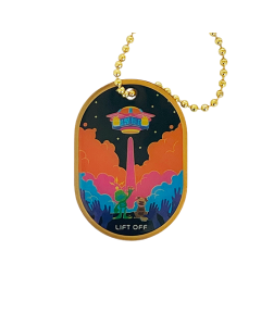 Cosmic Quest Liftoff Travel Tag