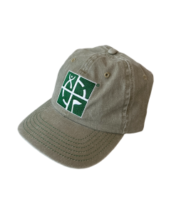 Geocaching Logo Patch Cap- Khaki