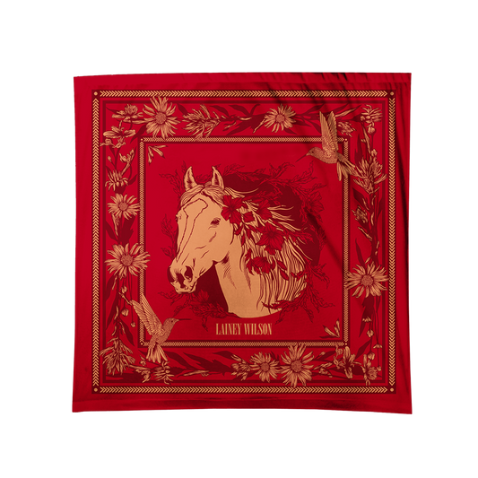 Good Horses Silk Scarf