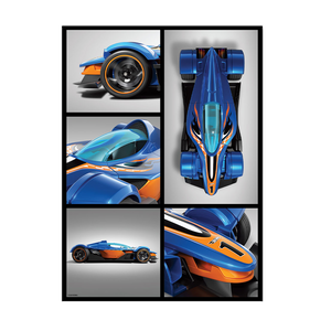 Hot Wheels Formula Street Collectors Wall Art