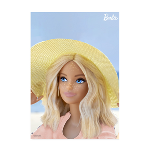 Barbie Summer Sun Hat A3 Wall Art