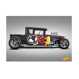 Hot Wheels Bone Shaker Side A3 Wall Art