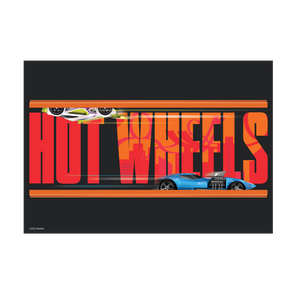 Hot Wheels Mach Speeder A3 Wall Art