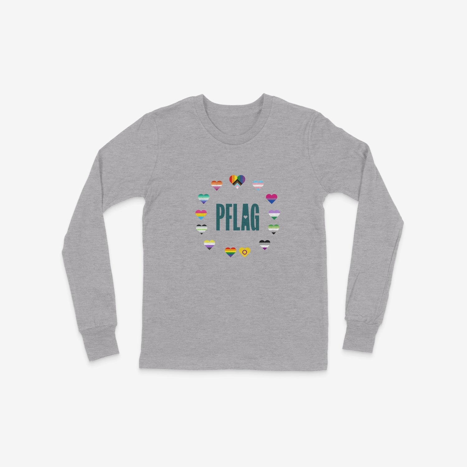 Circle of Pride - Youth Crewneck Long Sleeve T-Shirt