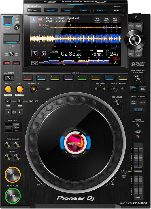 Pioneer CDJ-3000 Professional DJ Multiplayer w/ 9-Inch Touch Screen - PSSL ProSound and Stage Lighting