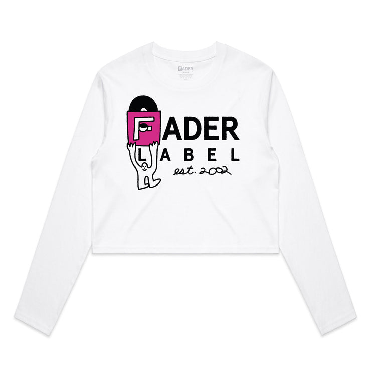 FADER Est. 2002 Long Sleeve Crop Tee