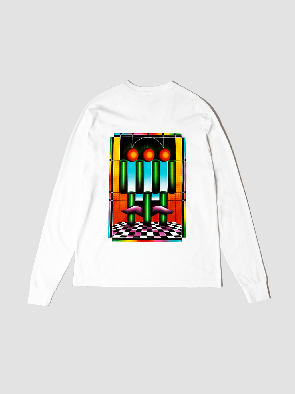 The Longread Long-Sleeve Tee in White