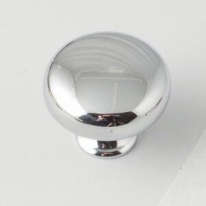 Button Knob, 31mm, Chrome - Kitchen Handles by BA Components, available from shopkitchensonline.co.uk