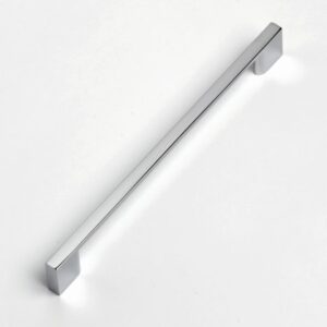 Slim D Handle 220mm, Chrome - Kitchen Handles by BA Components, available from shopkitchensonline.co.uk