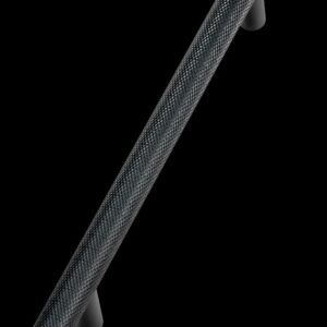 Knurled T Bar Handle Matt Black AHAND15